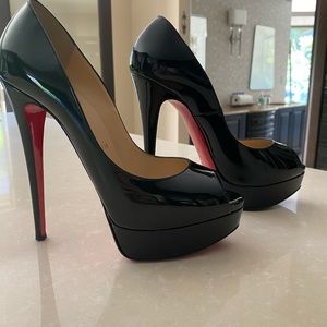 Christian Louboutin Black Heel. Size 9